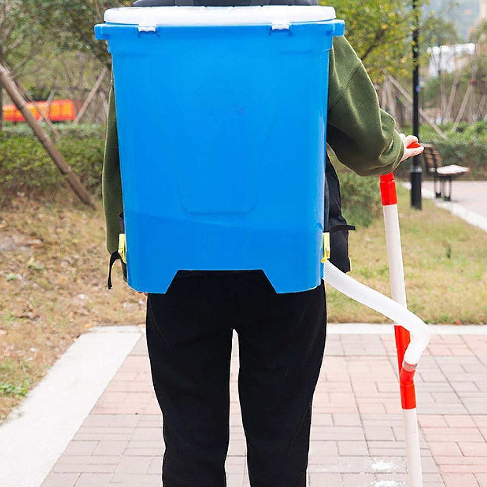 Fertilizer Dispenser - เครื่องหว่านปุ๋ยแบบสะพายหลัง พร้อมด้ามจับตามหลักสรีรศาสตร์ สำหรับปลูกข้าวโพดและพืชผัก