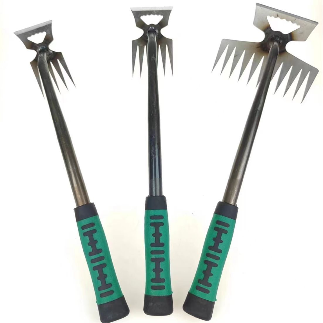 Gardening Hand Tools Yard - 2-in-1 Garden Rake และวัชพืช PULLER Shovel