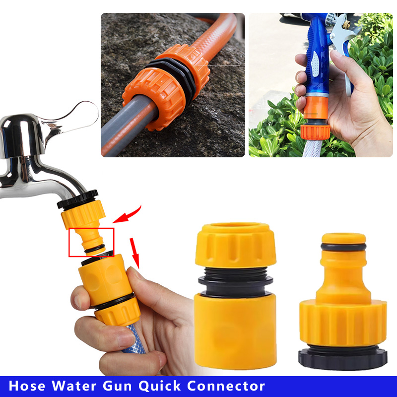 Gardening Tools Youtube - สวนท่อน้ําปืน Quick Connector ซ่อมเสียรั่วอะแดปเตอร์ท่อ 1/2 