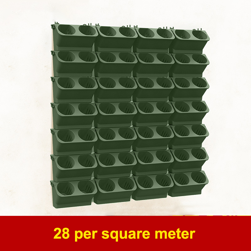 Vertical Wall Planter - กระถางต้นไม้แขวนผนัง 1 ชิ้น สำหรับปลูกต้นไม้แนวตั้ง กระถางไม้อวบน้ำ สำหรับตกแต่งบ้าน