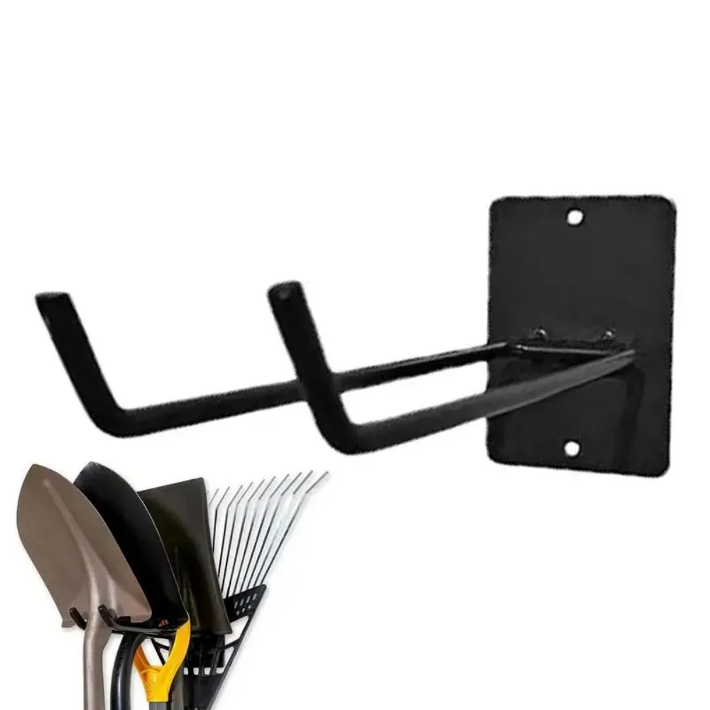 Gardening Tools Spade - เหล็กทําสวนแขวนผู้ถือโรงรถ Wall Mount Hook Heavy Duty
