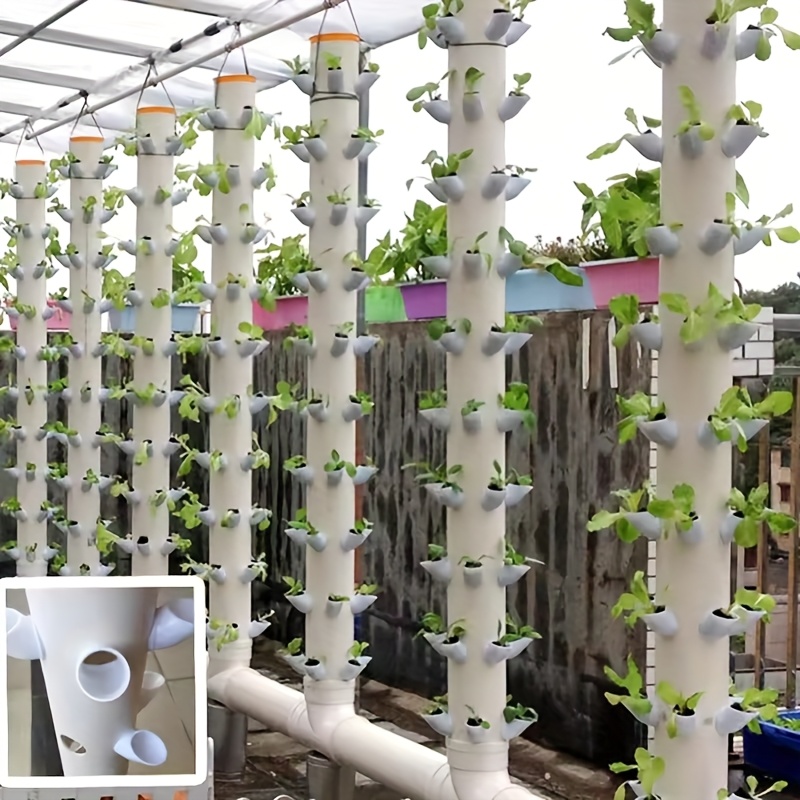 Vertical Wall Planter - 10 ชุด DIY Hydroponic หม้อสําหรับ Hydroponics