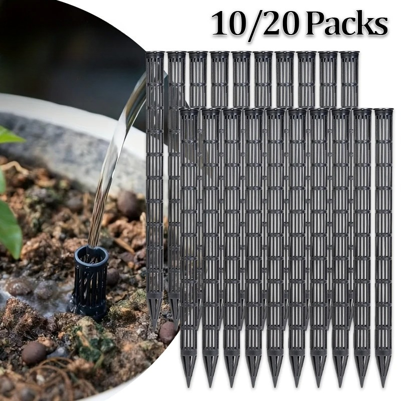 Gardening Tools Youtube - ท่อเติมอากาศสำหรับกระถางต้นไม้ 10/20 ชิ้น - ป้องกันรากเน่า ป้องกันการให้น้ำมากเกินไปเพื่อรากแข็งแรง