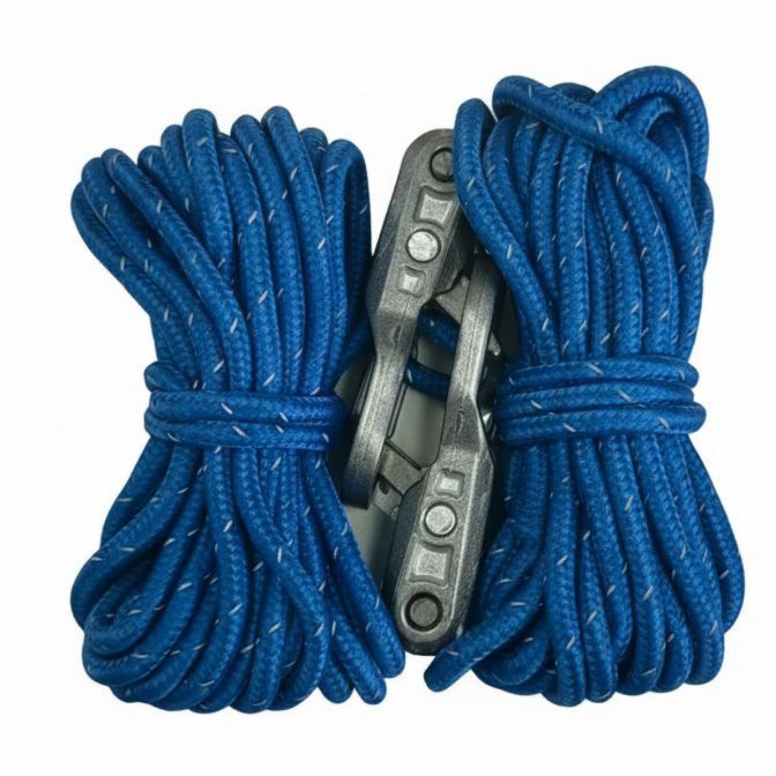 Gardening Tools Uses - ตัวล็อคเชือกพร้อมคาราบิเนอร์ ตัวปรับความตึงเชือกพาราคอร์ดโลหะ สำหรับใช้ในการตั้งแคมป์และงานสวน