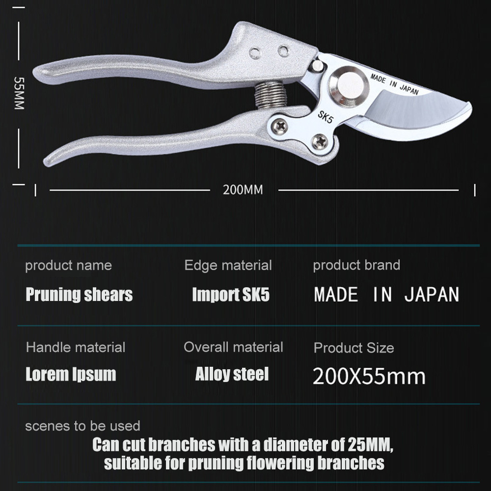 กรรไกรตัดแต่งกิ่งสวน SK5 เหล็ก - Gardening Tools To Cut Branches บทวิจารณ์และราคา