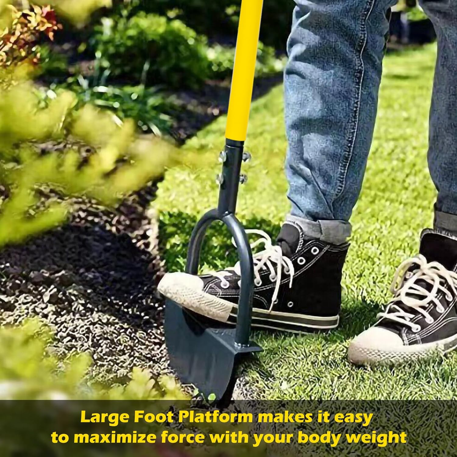 พลั่วตัดหญ้าทำจากเหล็กแบบแมนนว - Gardening Tools Spade บทวิจารณ์และราคา