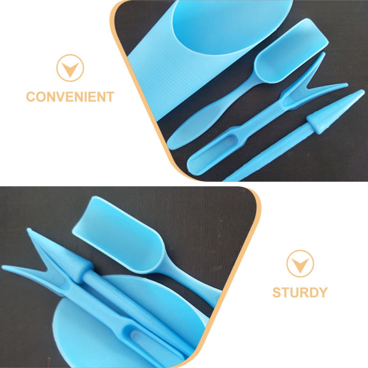 4 ชิ้น/เซ็ต,พลาสติกทนทานถังพลั - Gardening Tools Spade บทวิจารณ์และราคา