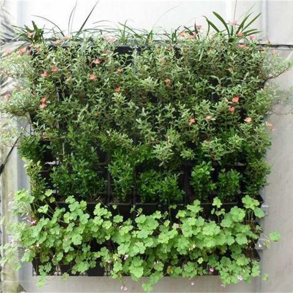 กระถางแขวนผนังแนวตั้งแบบผ้าสัก - Vertical Wall Planter บทวิจารณ์และราคา