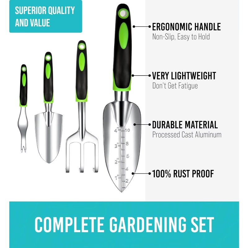 ชุดเครื่องมือทำสวนตามหลักสรีรศ - Gardening Hand Tools Yard บทวิจารณ์และราคา