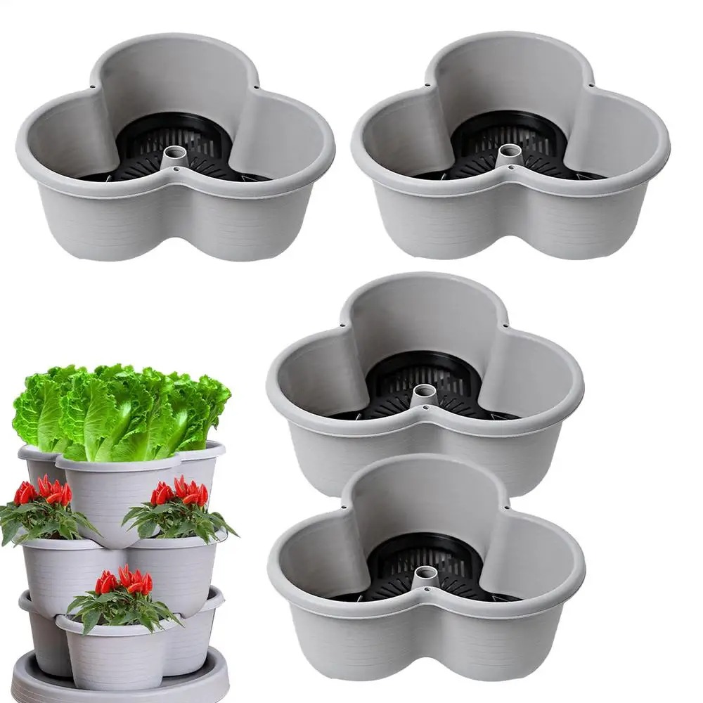 กระถางดอกไม้พลาสติกแบบซ้อนได้แ - Vertical Wall Planter บทวิจารณ์และราคา