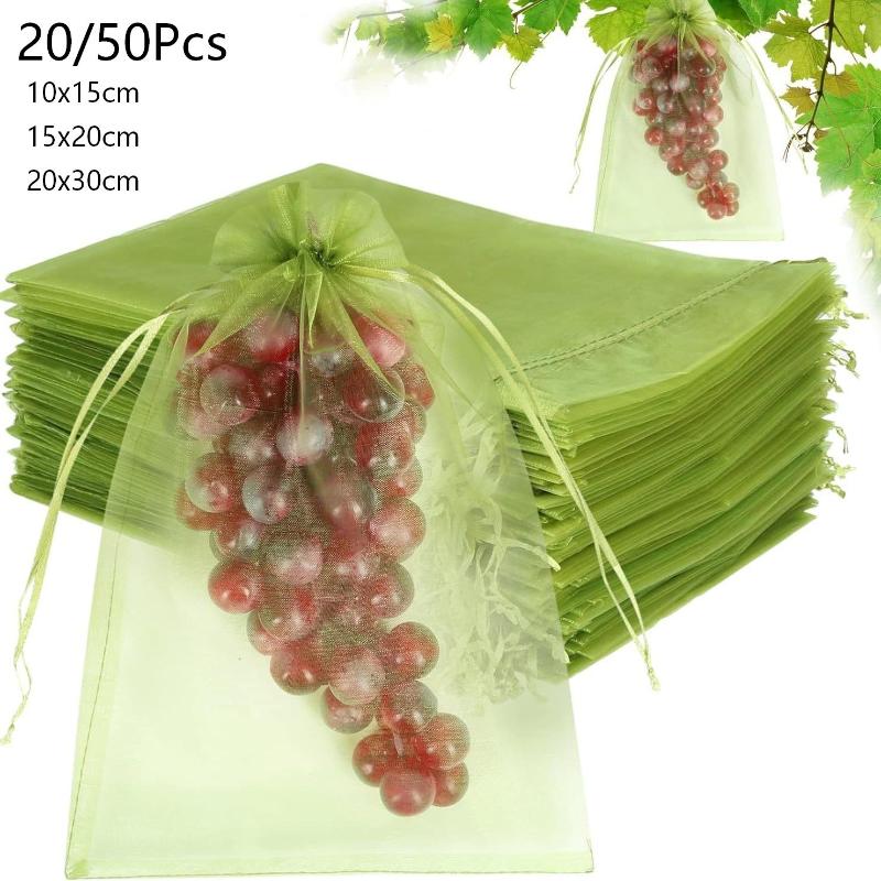 ถุงตาข่ายป้องกันแมลงสำหรับผลไม - Grow Bags บทวิจารณ์และราคา
