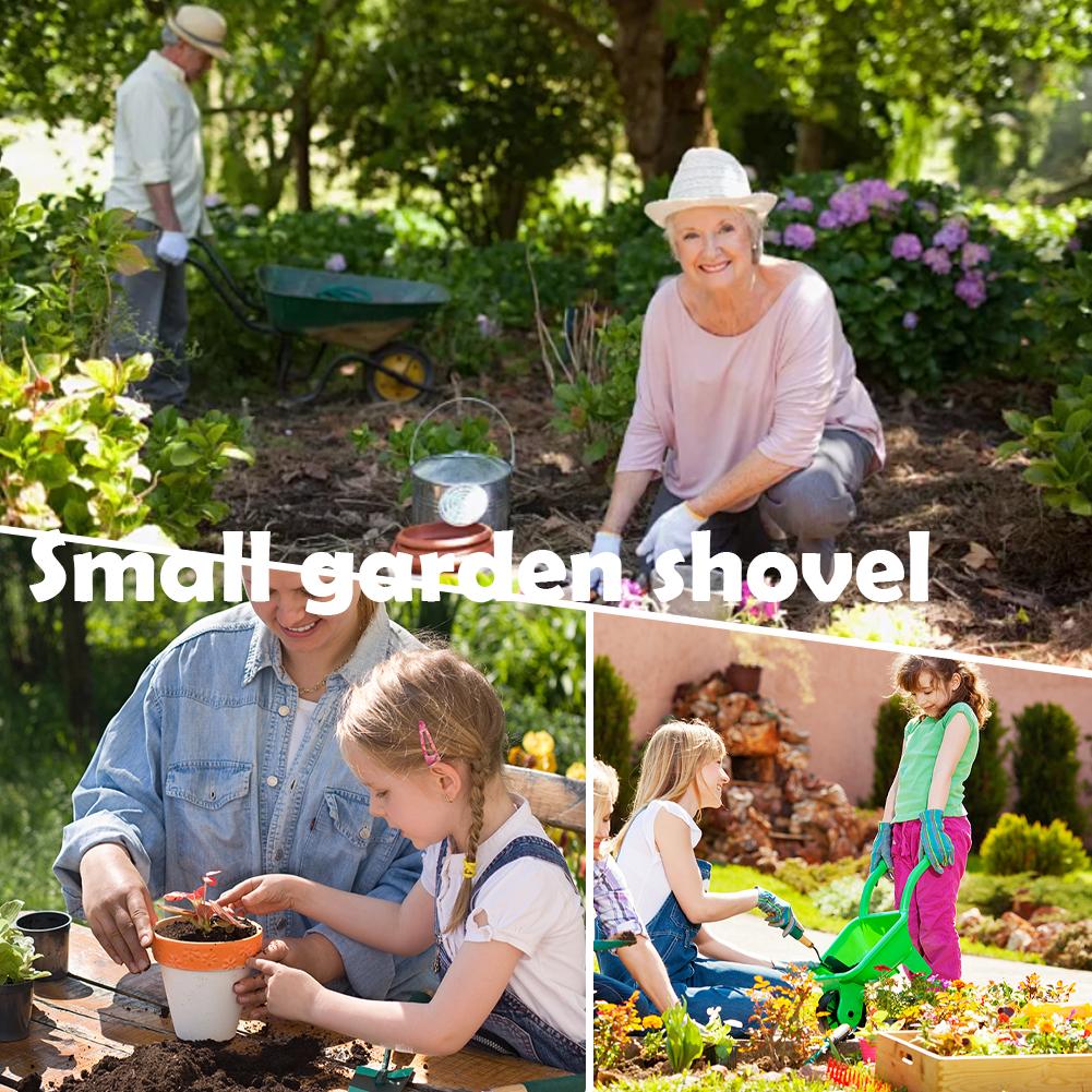 พลั่วเหล็กกันสนิมด้ามไม้ธรรมชา - Gardening Tools Spade บทวิจารณ์และราคา
