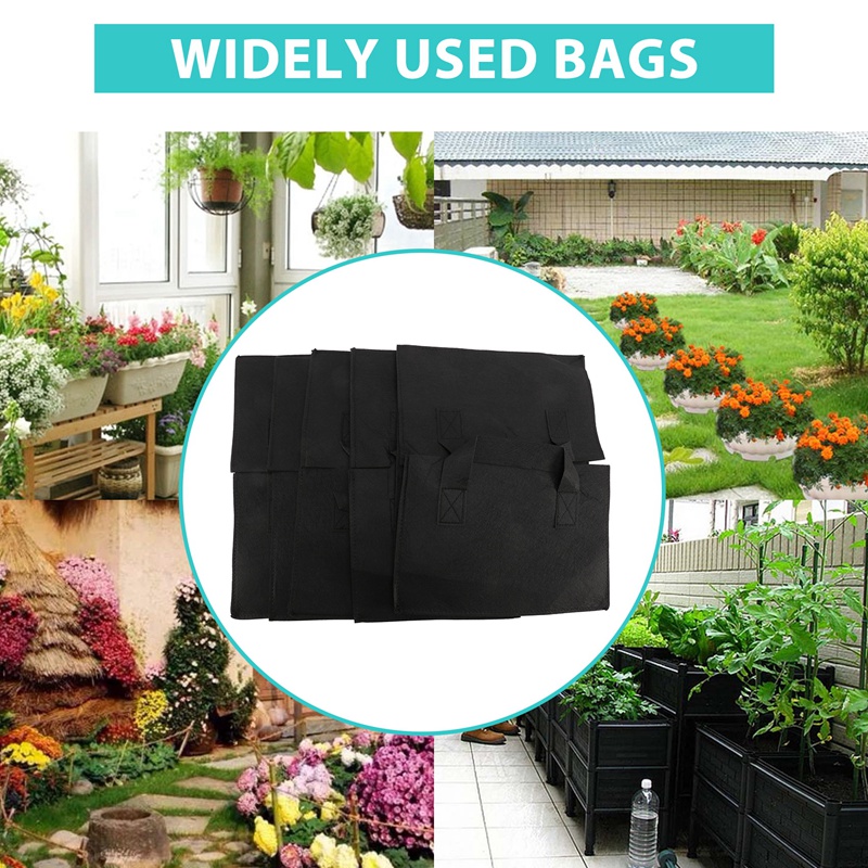 ชุด 5 ชิ้น กระถางปลูกผักยกสูงแ - Grow Bags บทวิจารณ์และราคา