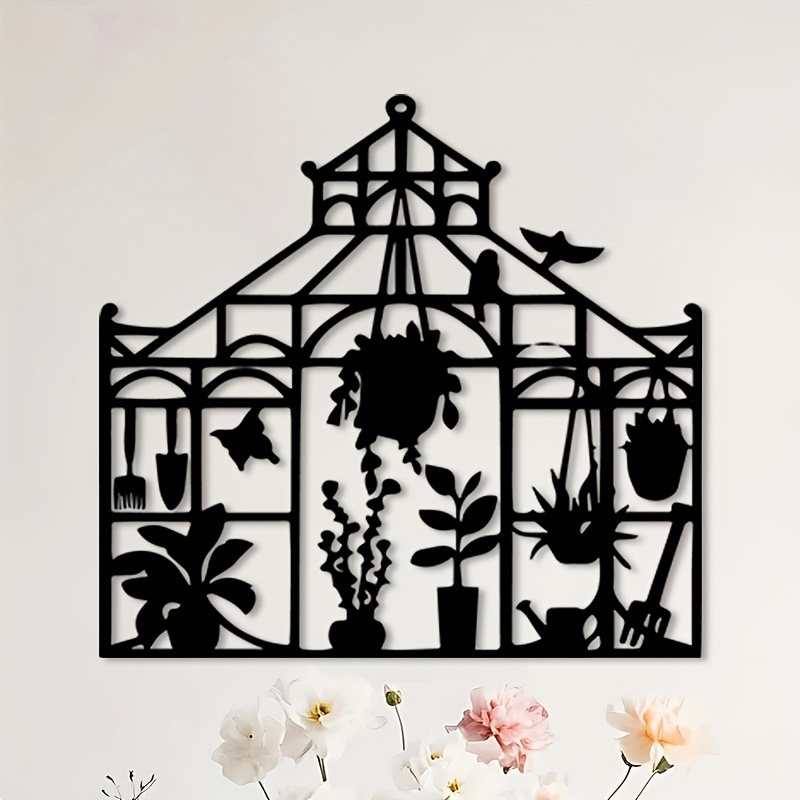งานศิลปะตกแต่งผนังเหล็กสไตล์วิ - Gardening Tools Vintage บทวิจารณ์และราคา