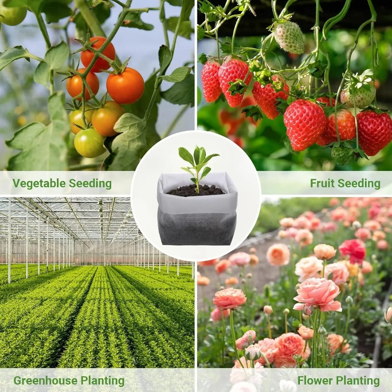 ถุงปลูกต้นไม้แบบผ้าไม่ทอ ระบาย - Grow Bags บทวิจารณ์และราคา