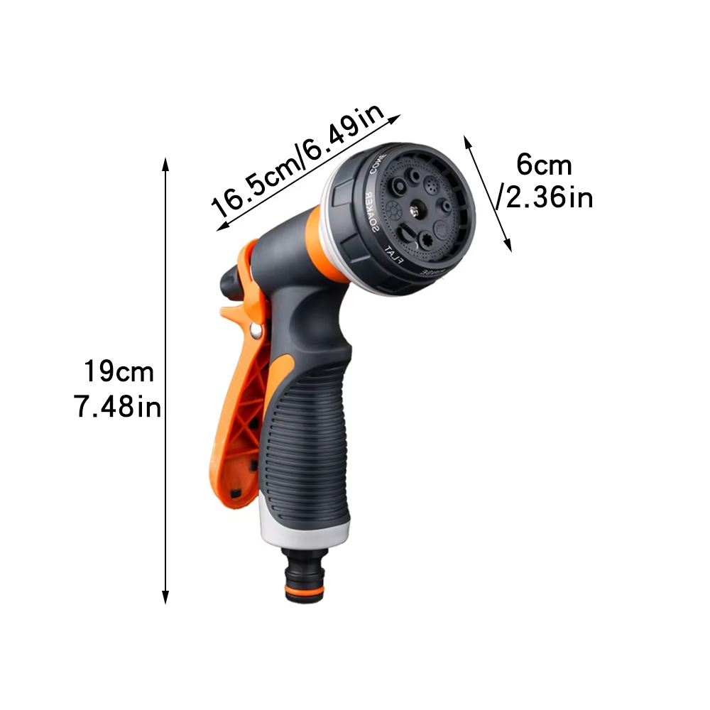 1 ชุดปืนฉีดน้ำสำหรับสวน หัวฉีด - Gardening Yard Tools บทวิจารณ์และราคา