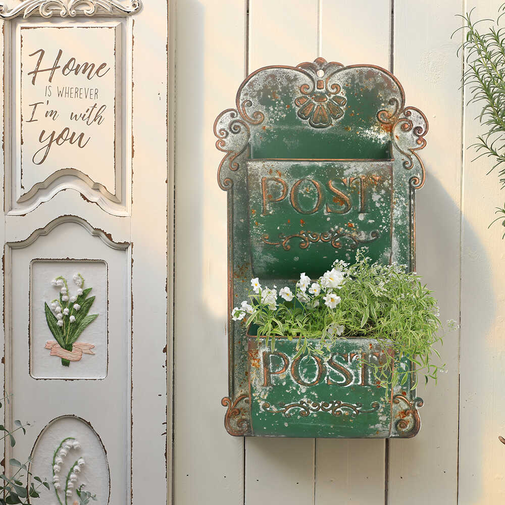 ตะกร้าแขวนผนังเหล็กสไตล์ชนบท ก - Gardening Tools Vintage บทวิจารณ์และราคา