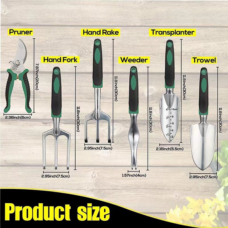 ชุดเครื่องมือทำสวน 11 ชิ้น อลู - Gardening Tools Spade บทวิจารณ์และราคา