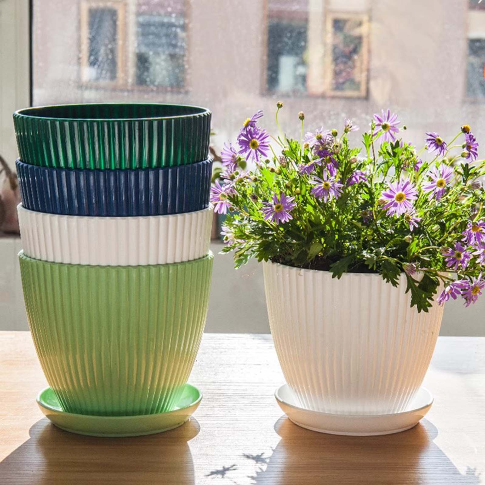 กระถางต้นไม้ลายทางแนวตั้งแบบหน - Vertical Wall Planter บทวิจารณ์และราคา