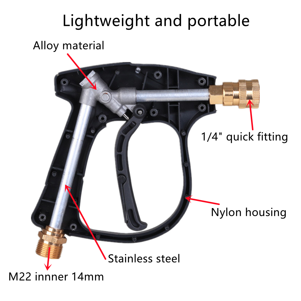 ปืนฉีดน้ำแรงดันสูง+ชุดปืนฉีดโฟ - Gardening Tools Combo บทวิจารณ์และราคา