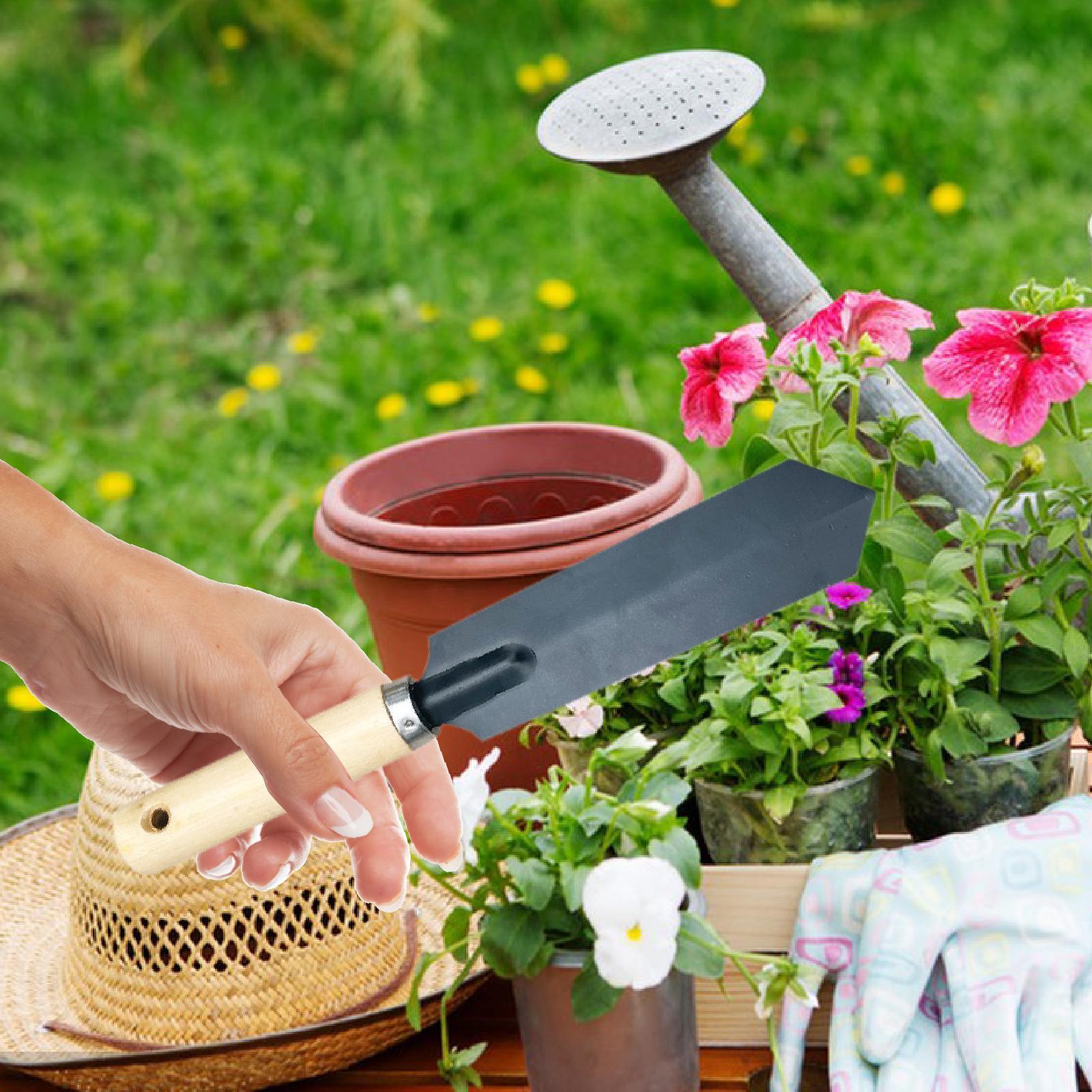 พลั่วสวนขนาดเล็ก ด้ามไม้ อเนกป - Gardening Tools Spade บทวิจารณ์และราคา