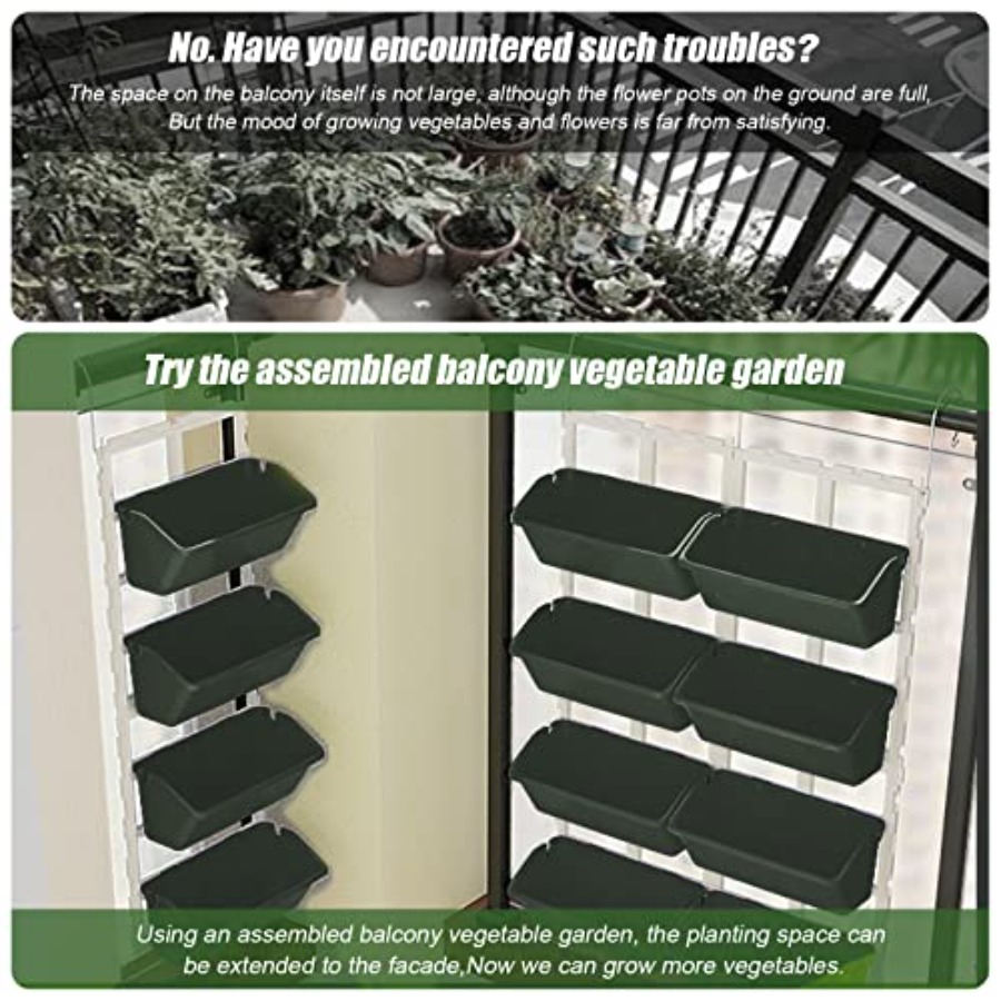 กระถางแขวนผนังแนวตั้งสำหรับใช้ - Vertical Wall Planter บทวิจารณ์และราคา