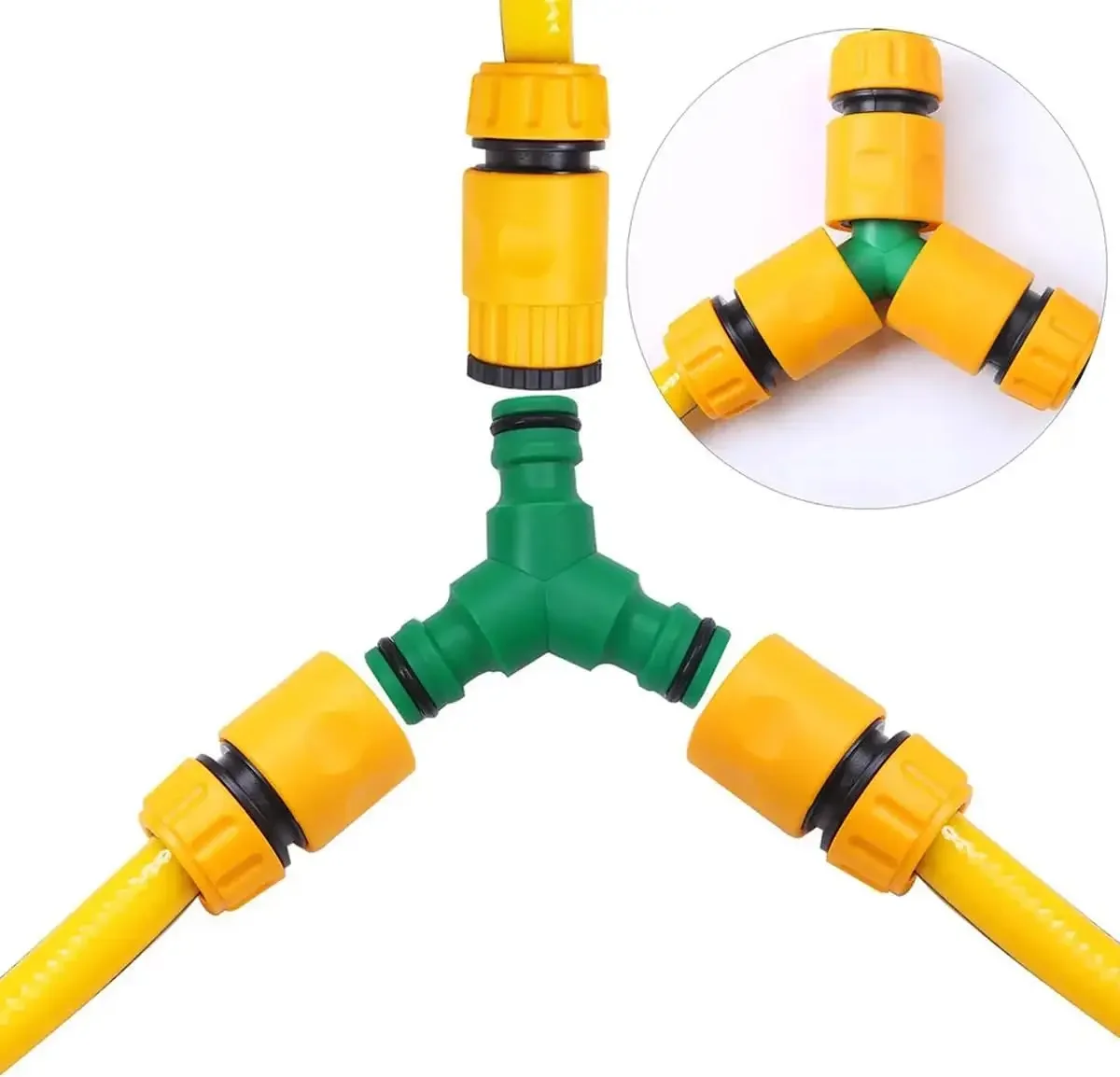สวนท่อน้ําปืน Quick Connector  - Gardening Tools Youtube บทวิจารณ์และราคา