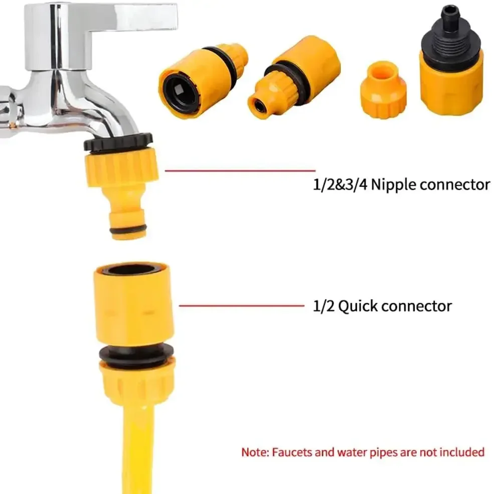 สวนท่อน้ําปืน Quick Connector  - Gardening Tools Youtube บทวิจารณ์และราคา