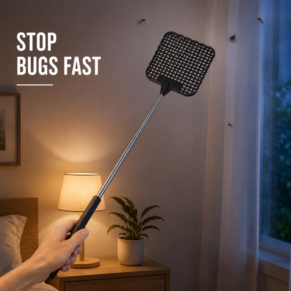 ไม้ตีแมลงวันสีดำ 1/2/5 ชิ้น แบ - Gardening Tools Uses บทวิจารณ์และราคา
