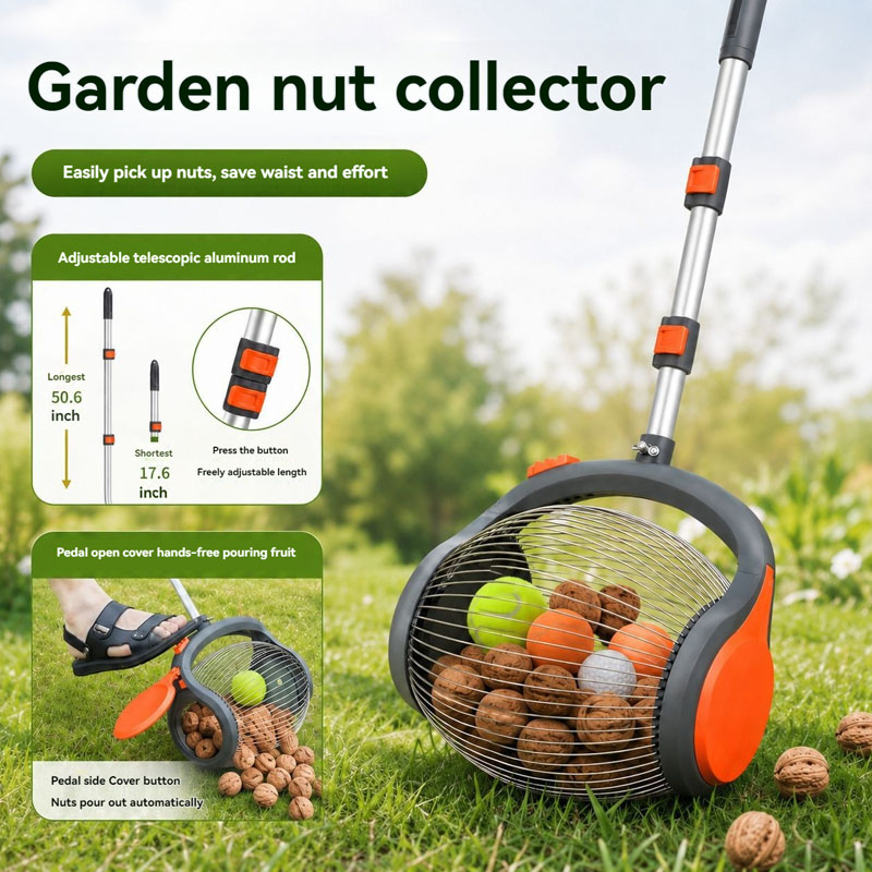 เครื่องเก็บเกี่ยวเมล็ดไม้ผลแบบ - Gardening Hand Tools Yard บทวิจารณ์และราคา