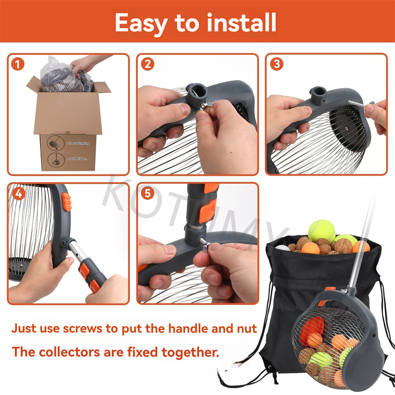 เครื่องเก็บเกี่ยวเมล็ดไม้ผลแบบ - Gardening Hand Tools Yard บทวิจารณ์และราคา