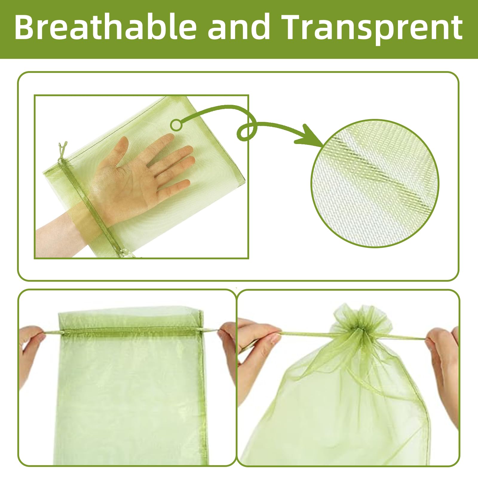 ตาข่ายป้องกันนกอย่างมีประสิทธิ - Grow Bags บทวิจารณ์และราคา