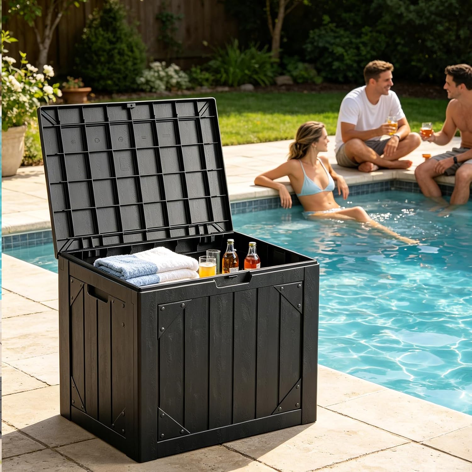 กล่องเก็บของกลางแจ้งขนาด 30 แก - Gardening Tools Box บทวิจารณ์และราคา