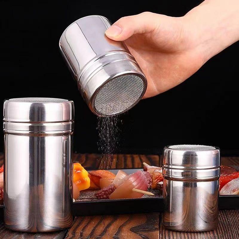 สแตนเลสสตีลผงสปริงเกลอร์ขวดแป้ - Fertilizer Dispenser บทวิจารณ์และราคา