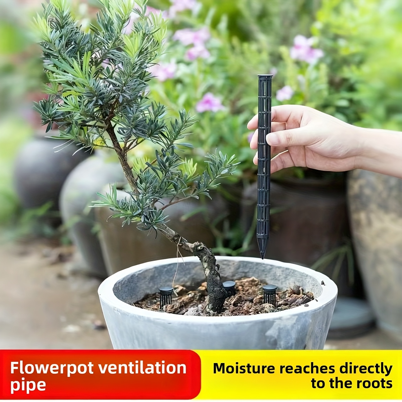 ท่อเติมอากาศสำหรับกระถางต้นไม้ - Gardening Tools Youtube บทวิจารณ์และราคา