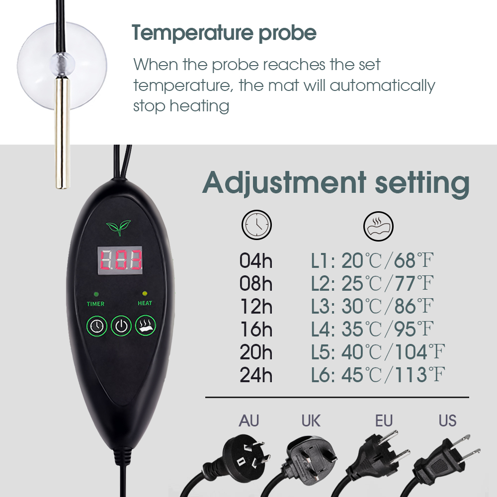 แผ่นทำความร้อนสำหรับกล่องเพาะก - Gardening Tools Box บทวิจารณ์และราคา