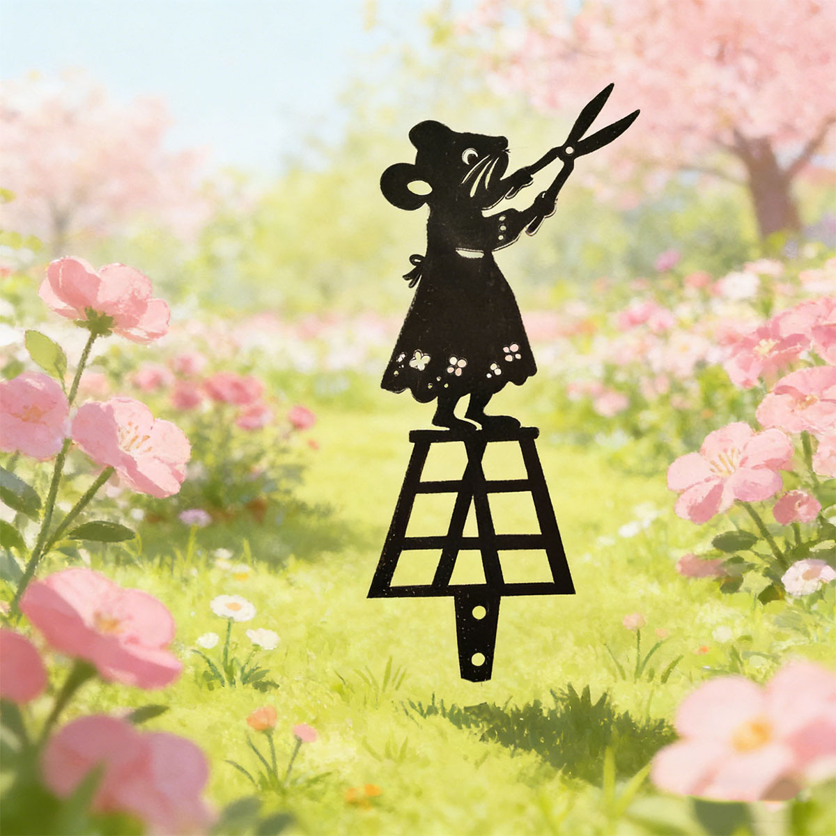 เสาโลหะลายเส้นสีดำสำหรับตกแต่ง - Gardening Tools Combo บทวิจารณ์และราคา