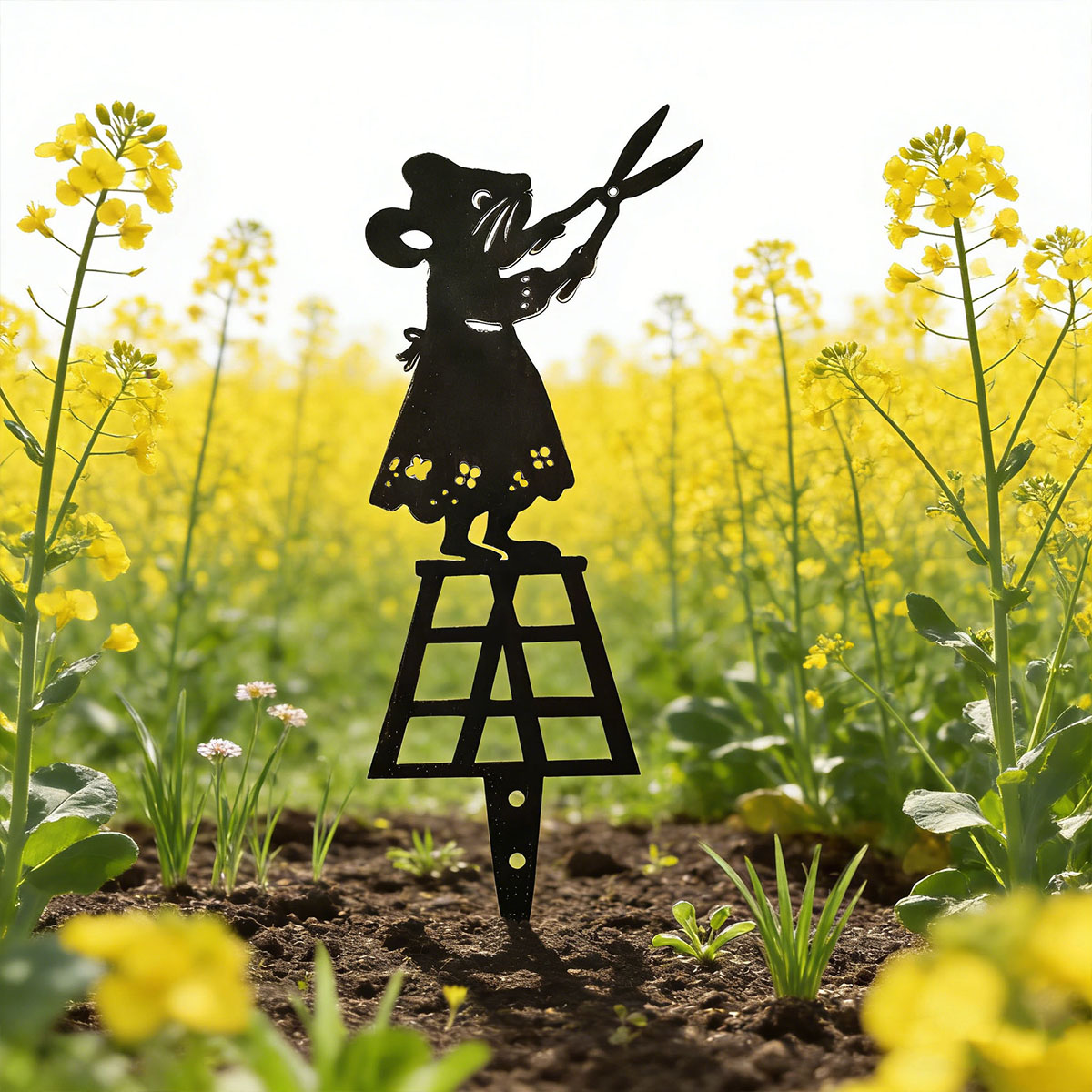 เสาโลหะลายเส้นสีดำสำหรับตกแต่ง - Gardening Tools Combo บทวิจารณ์และราคา