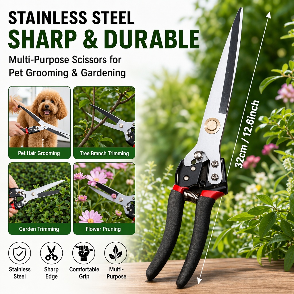 กรรไกร งานหนัก กรรไกร ตัดขนแกะ - Gardening Tools To Cut Branches บทวิจารณ์และราคา
