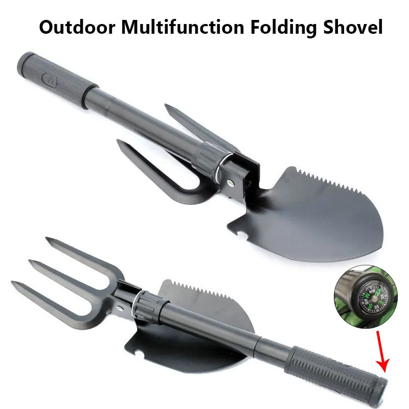ใหม่แบบพกพาพับพลั่วสแตนเลส Sur - Gardening Tools Spade บทวิจารณ์และราคา