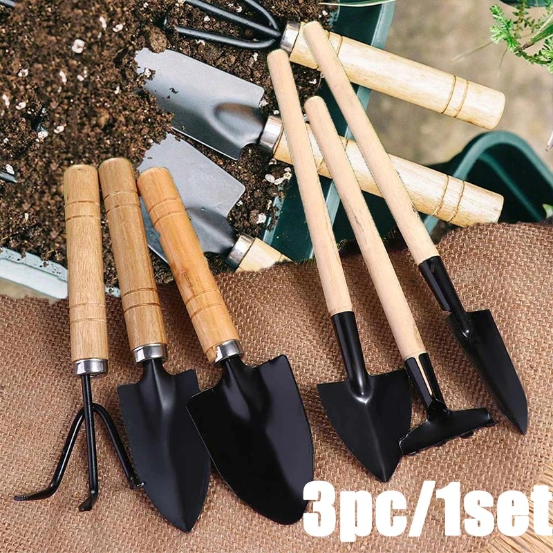 ชุดเครื่องมือทำสวนขนาดเล็ก 3 ช - Gardening Tools Spade บทวิจารณ์และราคา