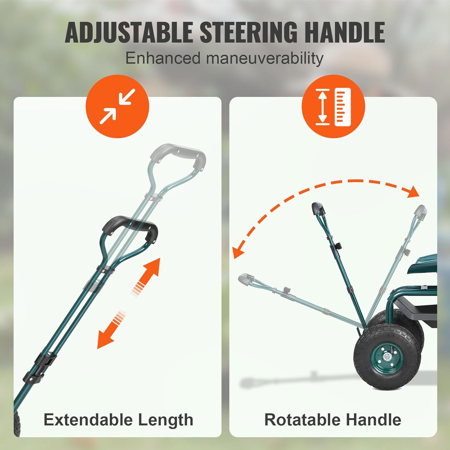 รถเข็นทำสวนพร้อมที่นั่งทำงานแบ - Gardening Tools Uses บทวิจารณ์และราคา
