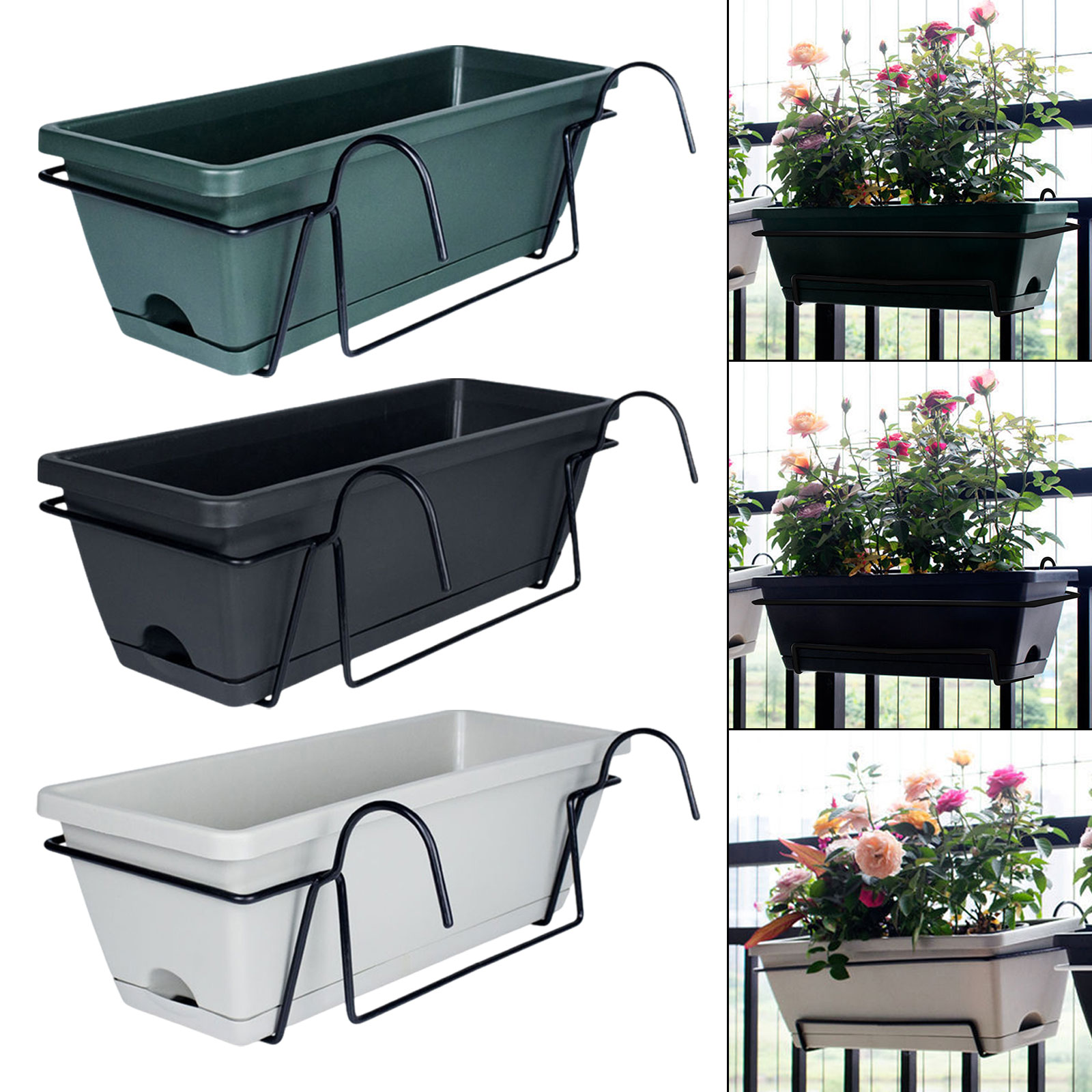 ราวระเบียงชาวไร่ตะกร้าพืชรั้วช - Vertical Wall Planter บทวิจารณ์และราคา