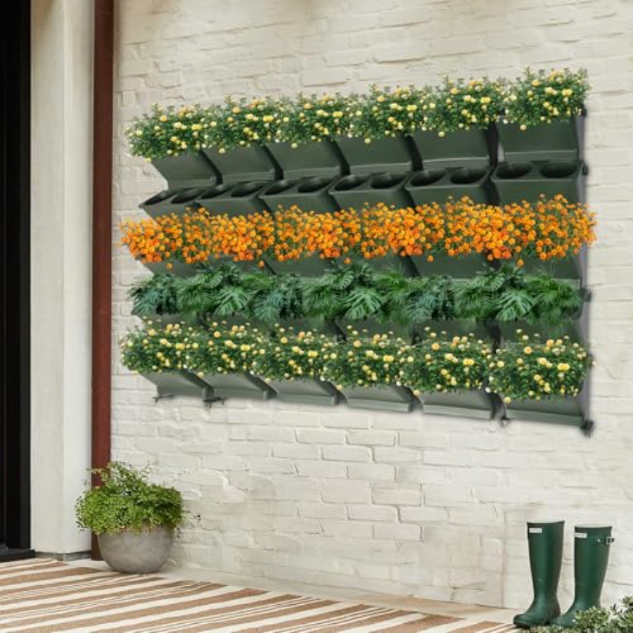 กระถางปลูกต้นไม้ติดผนังแนวตั้ง - Vertical Wall Planter บทวิจารณ์และราคา