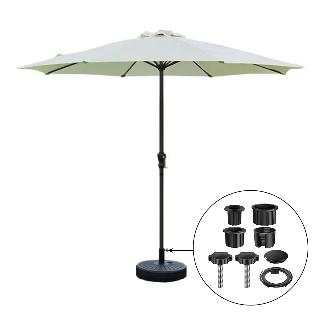 1 ชุด Sun ร่มฐานหลอดปากแขนสกรู - Gardening Tools Youtube บทวิจารณ์และราคา