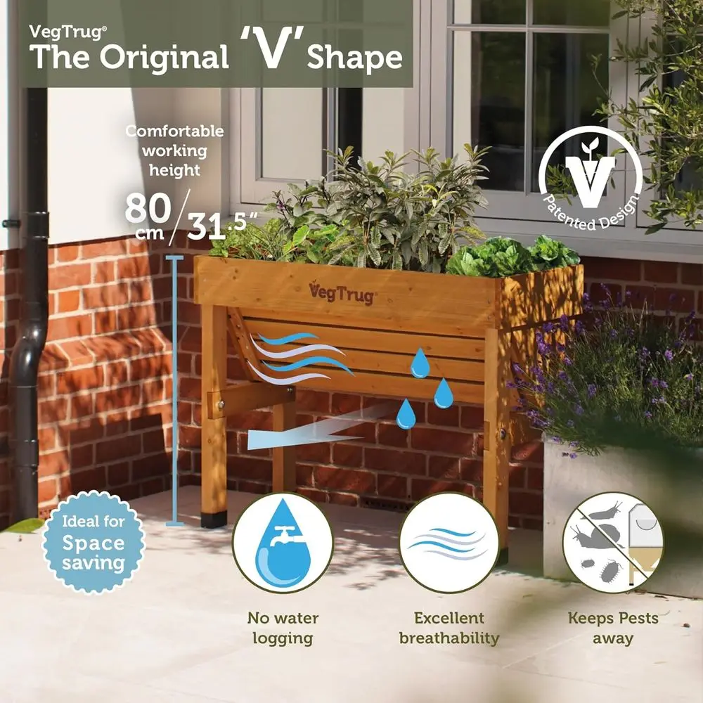 กระถางปลูกต้นไม้ติดผนังขนาดเล็ - Vertical Wall Planter บทวิจารณ์และราคา