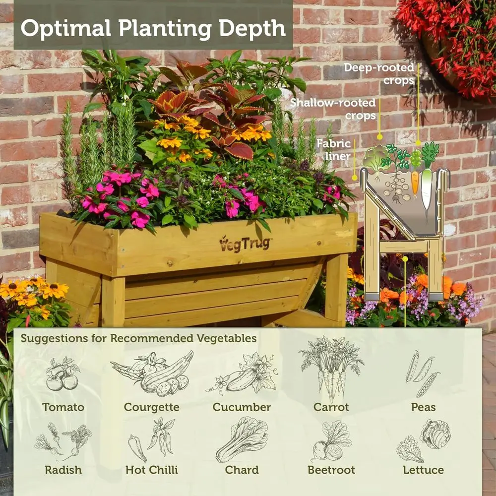 กระถางปลูกต้นไม้ติดผนังขนาดเล็ - Vertical Wall Planter บทวิจารณ์และราคา