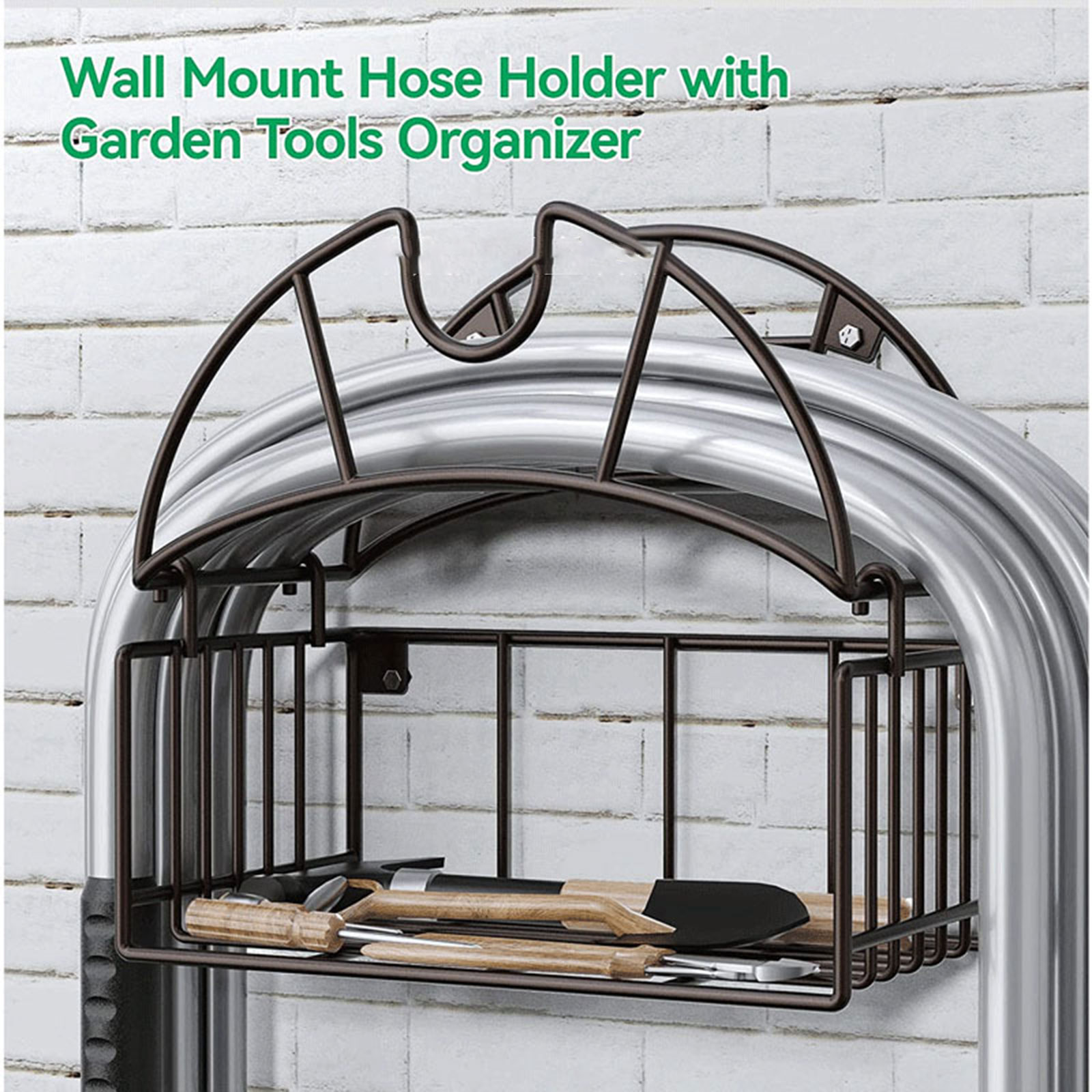 Wall Mount Garden ผู้ถือท่อเคร - Gardening Tools Rack บทวิจารณ์และราคา