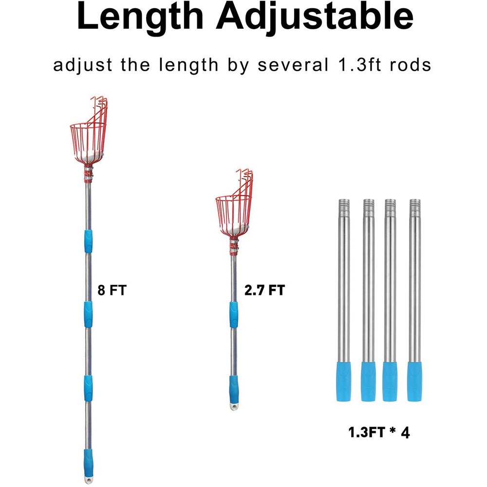 ที่เก็บผลไม้ยาว 260 ซม., ตะกร้ - Gardening Tools Rack บทวิจารณ์และราคา